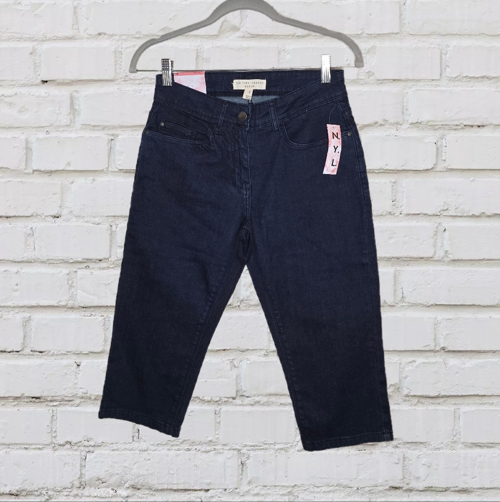 New York Laundry Dark Capri Denim Jeans